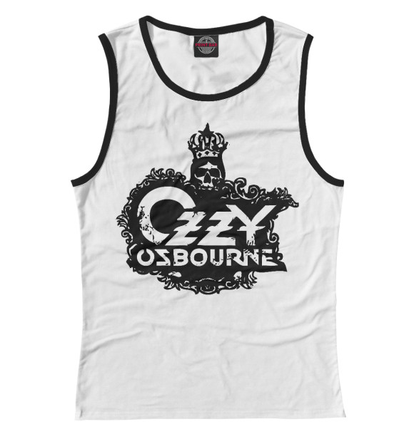 Майка для девочки с изображением Ozzy Osbourne цвета Белый