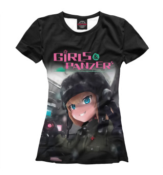 Женская футболка Девушки и танки