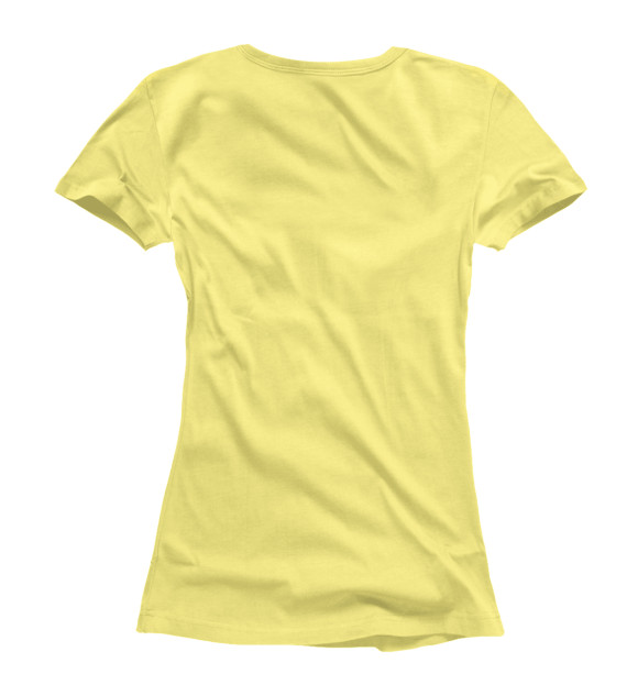 Женская футболка с изображением Андрюшкина девочка цвета Белый
