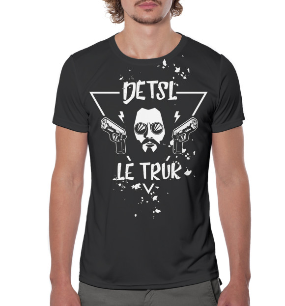 Мужская футболка с изображением Децл цвета Белый