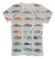 Мужская футболка рыбы на удочку