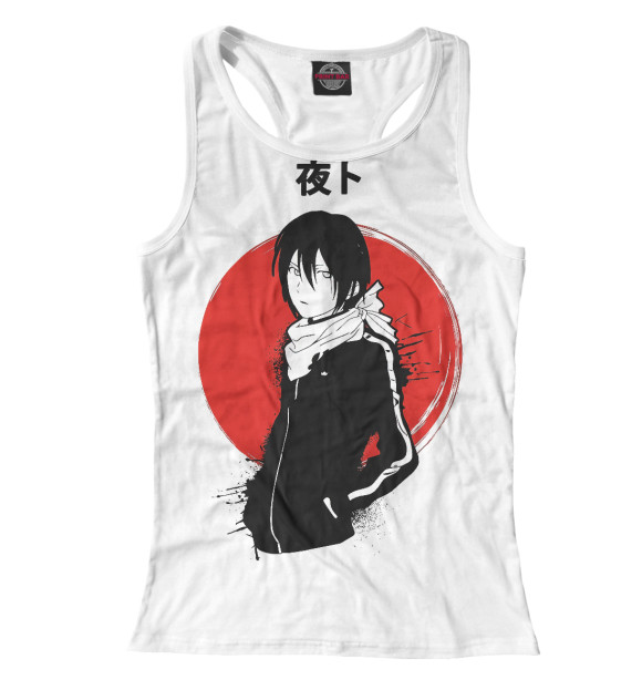 Женская майка-борцовка с притом Бездомный Бог цвета Белый Женская майка-борцовка с изображением Бездомный Бог цвета Белый