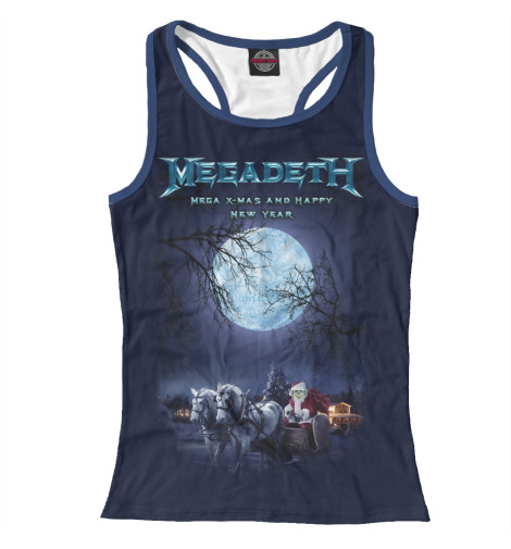 

Майки борцовки Print Bar, Белый, Megadeth