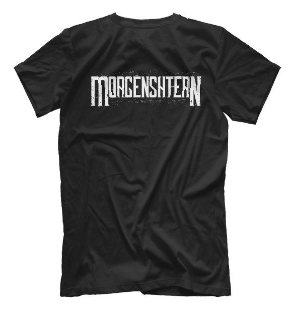 Мужская футболка с изображением Morgenshtern цвета Белый