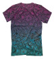Мужская футболка Neon fractal
