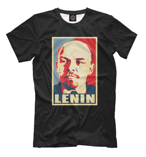 Футболка для мальчиков с изображением Lenin цвета Белый