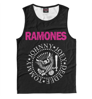 Майка для мальчика Ramones pink