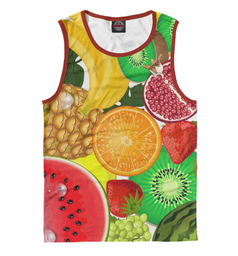 

Майки Print Bar, Белый, Фрукты и ягоды