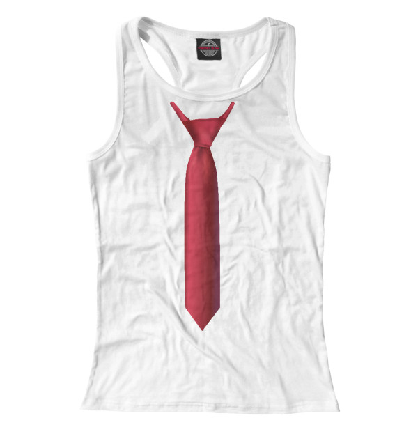 Женская майка-борцовка с изображением Office цвета Белый