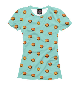 Женская футболка Рай гамбургеров
