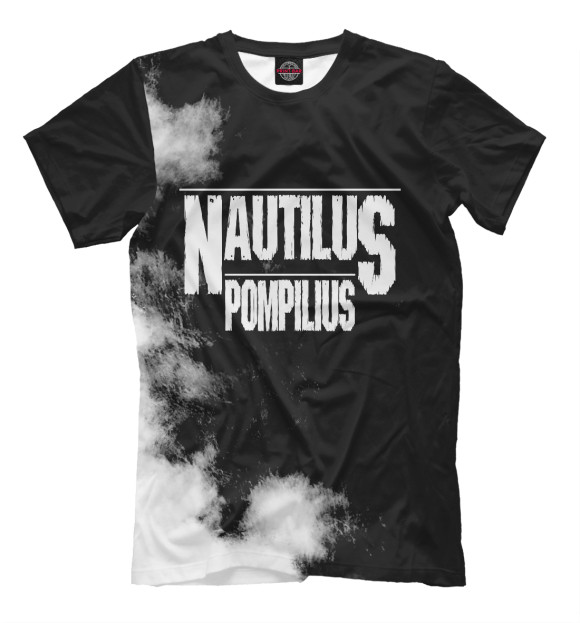 Мужская футболка с изображением Nautilus Pompilius цвета Белый