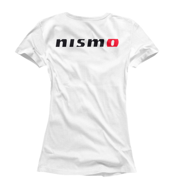 Женская футболка с изображением Nismo цвета Белый