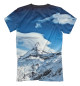 Мужская футболка SKI mountain