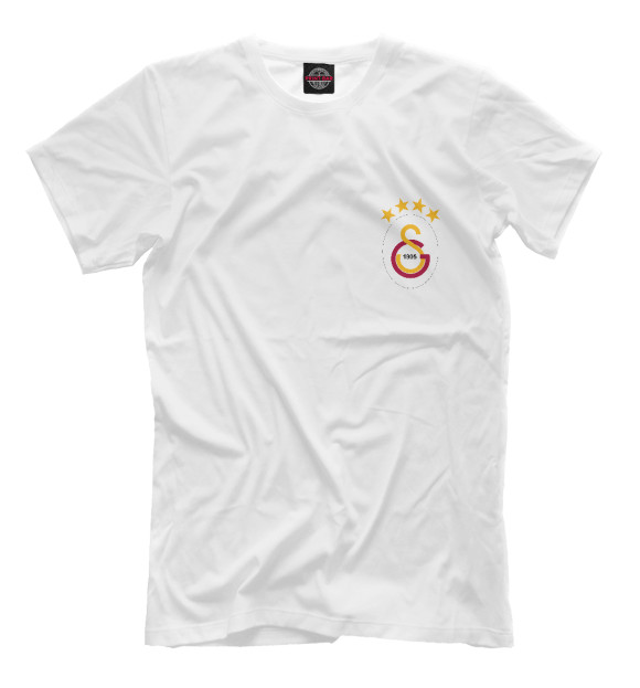Мужская футболка с изображением Galatasaray цвета Белый