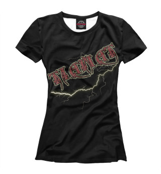 Женская футболка Tiamat band logo