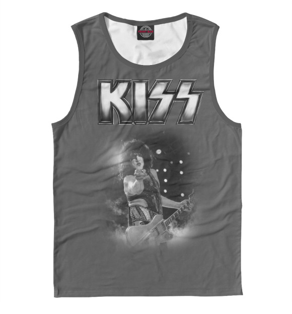 Мужская майка с изображением Paul Stanley цвета Белый