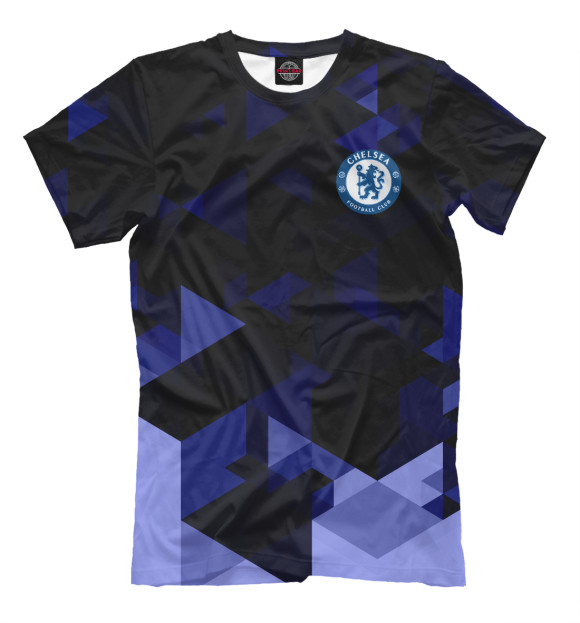 Футболка для мальчиков с изображением Chelsea цвета Черный