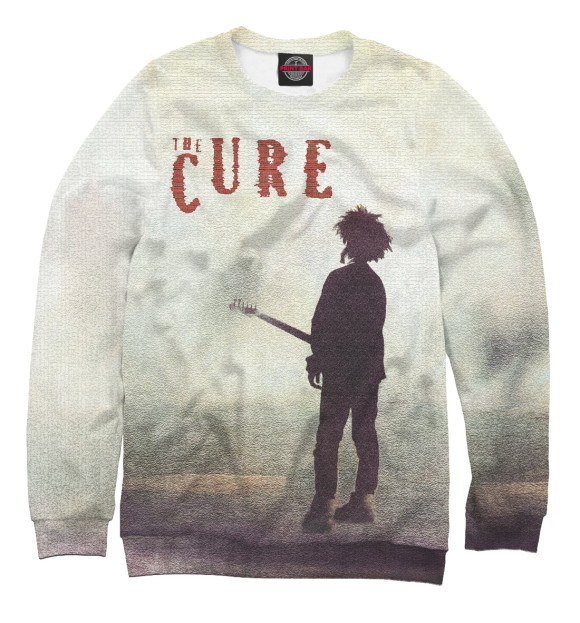 Свитшот для девочек с изображением THE CURE цвета Белый