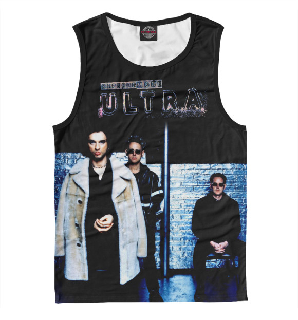 Мужская майка с притом Ultra цвета Белый Мужская майка с изображением Ultra цвета Белый