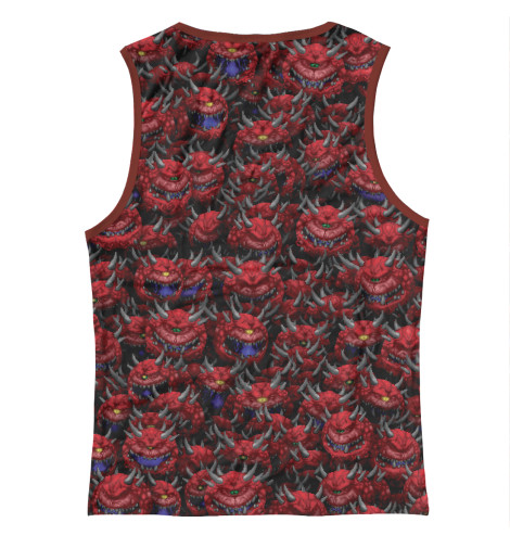 

Майки Print Bar, Белый, Какодемоны из игры Doom