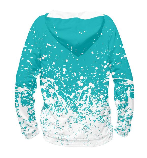 Женское худи с изображением I'm all in - Poker цвета Белый