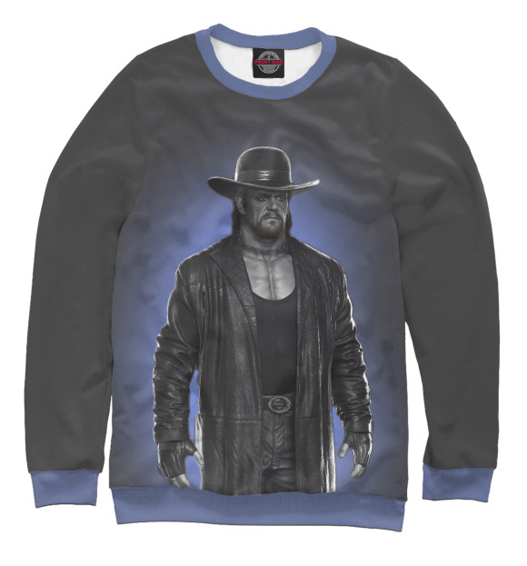 Мужской свитшот с изображением Undertaker цвета Белый