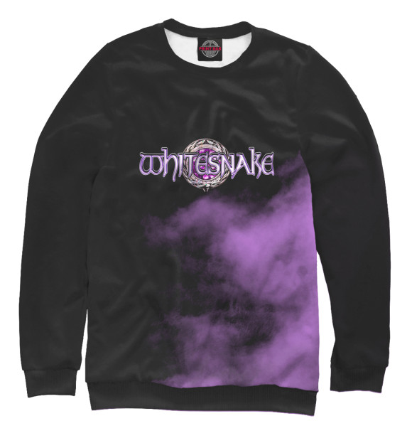 Свитшот для мальчиков с изображением Whitesnake цвета Белый