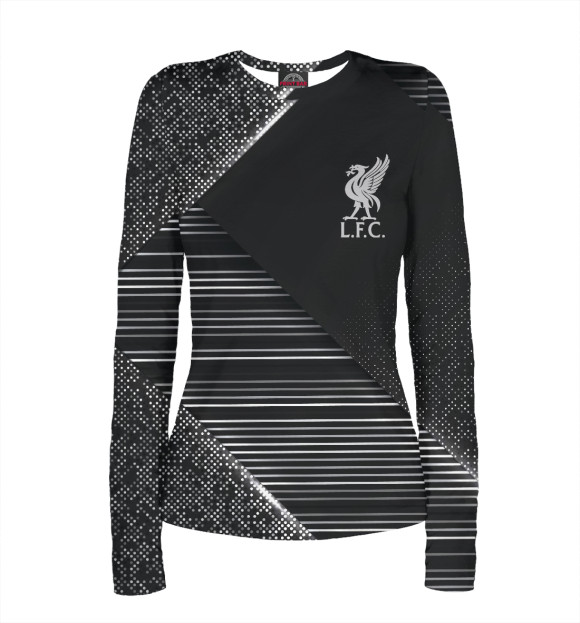 Женский лонгслив с изображением Liverpool F.C. цвета Белый