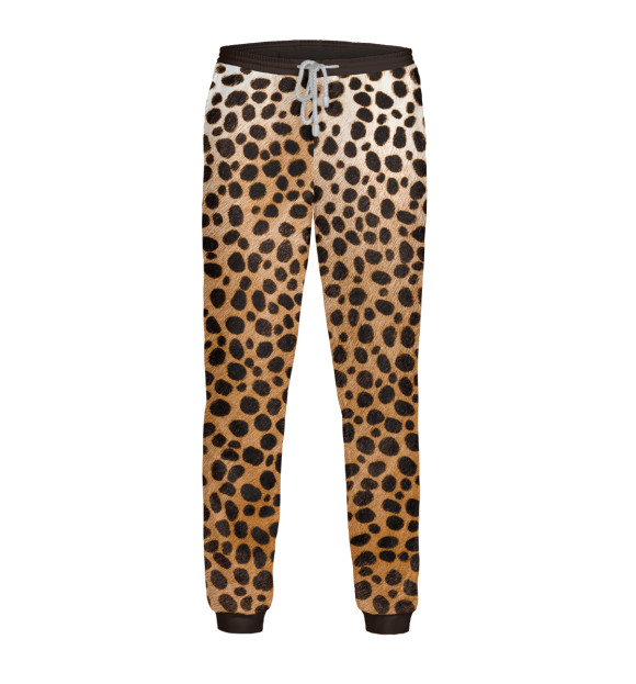 Мужские спортивные штаны с изображением Красавчик леопард цвета Белый