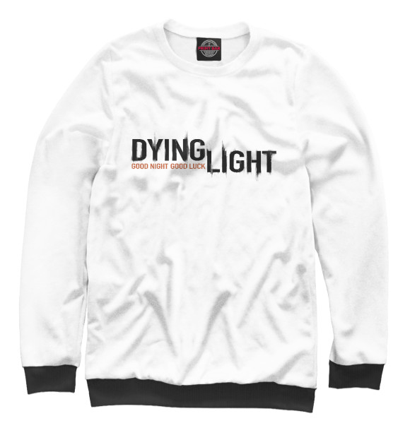 Мужской свитшот с изображением Dying Light цвета Белый