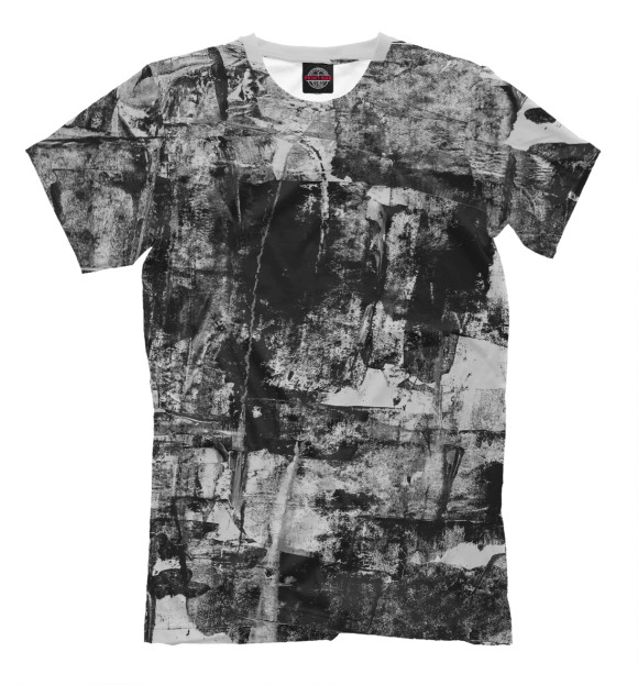 Мужская футболка с изображением Gray color цвета Серый