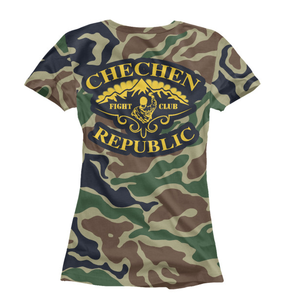 Женская футболка с изображением Akhmat Chechen Republic цвета Белый