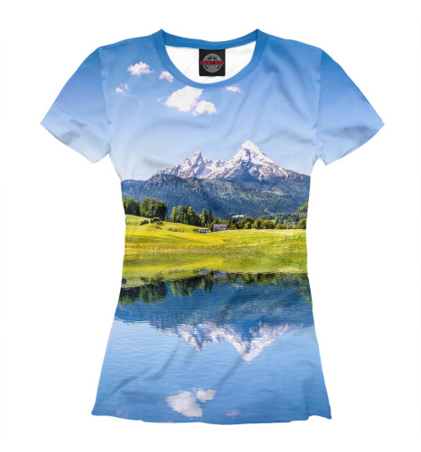 

Футболки Print Bar, Белый, Озеро