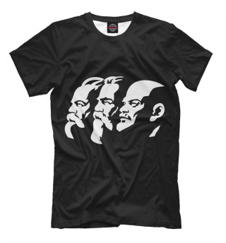 Мужская футболка Маркс, Энгельс и Ленин