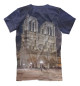Мужская футболка Собор Парижской Богоматери