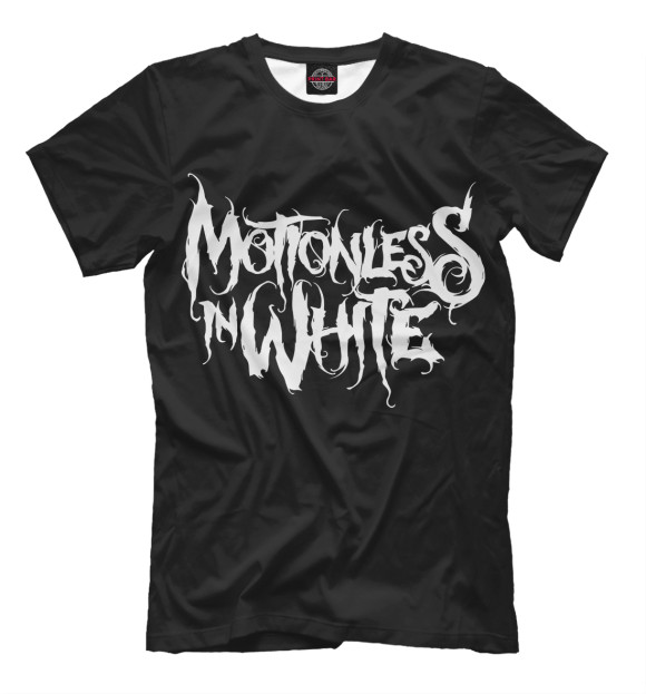 Мужская футболка с изображением Motionless In White цвета Черный