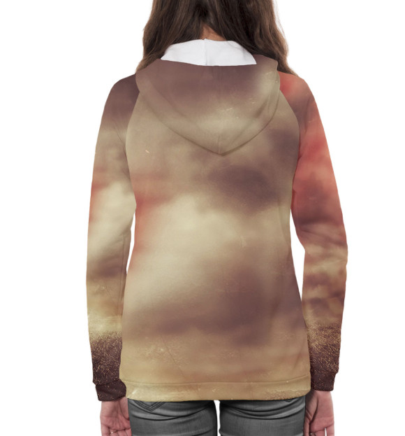 Женское худи с изображением Роналдиньо цвета Белый