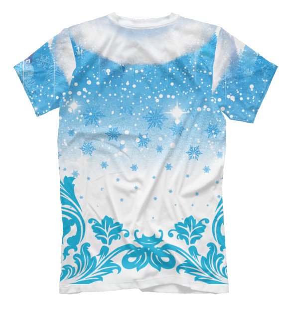 Футболка для мальчиков с изображением Снегурочка цвета Белый