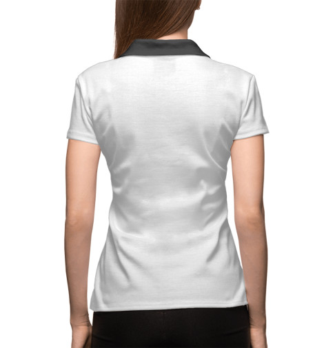 

Поло Print Bar, Белый, Suicide Season