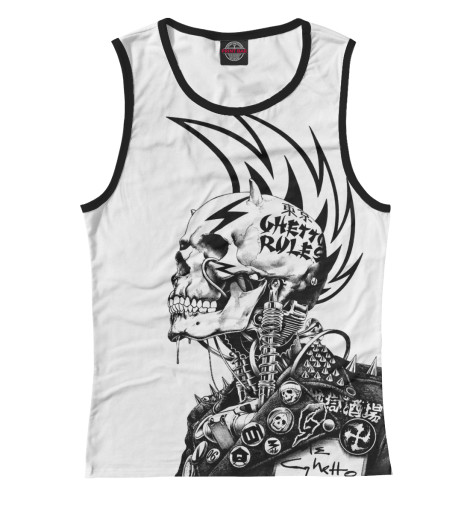 

Майки Print Bar, Белый, Punk