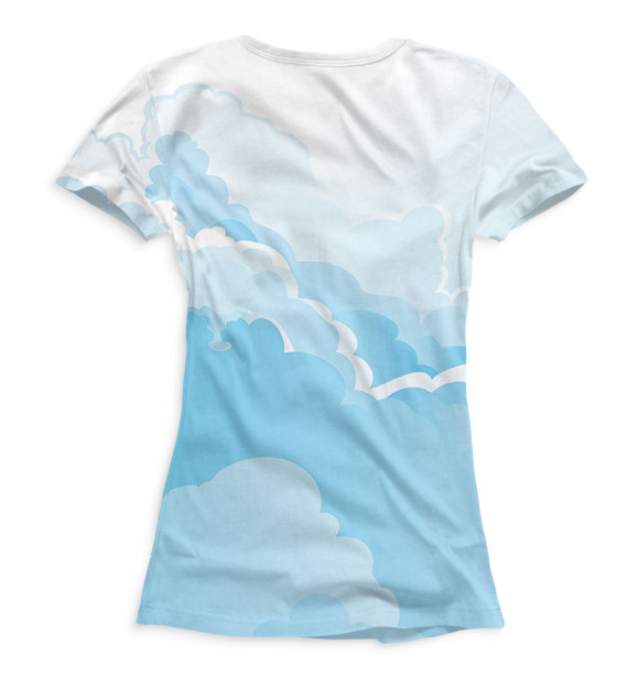 Женская футболка с изображением Казань цвета Белый