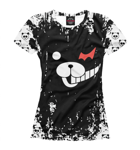 Футболка для девочек с изображением Danganronpa цвета Белый