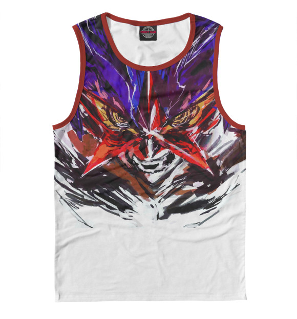 Майка для мальчика с притом Гуррен Лаганн цвета Белый Майка для мальчика с изображением Гуррен Лаганн цвета Белый