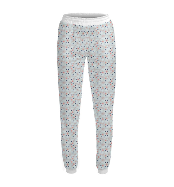 Женские спортивные штаны с изображением Котятки цвета Белый