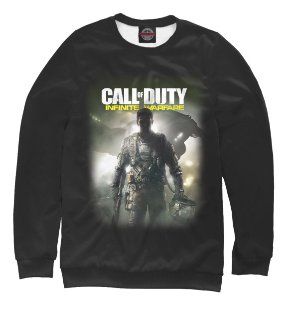 Мужской свитшот с изображением Call of Duty цвета Белый