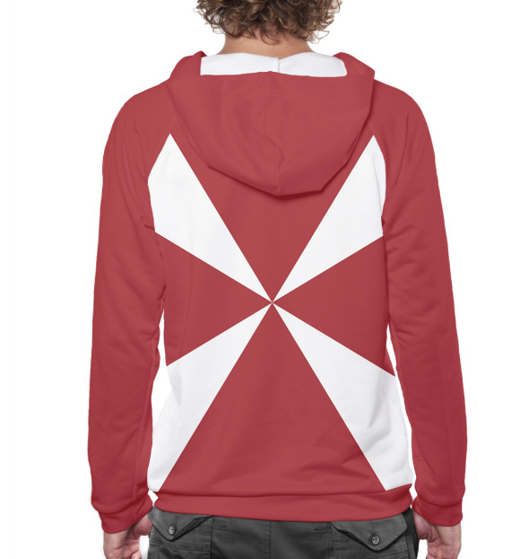 Мужское худи с изображением ВВ МВД РФ цвета Белый