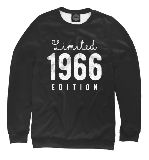 Свитшот для девочек с изображением 1966 - Limited Edition цвета Белый