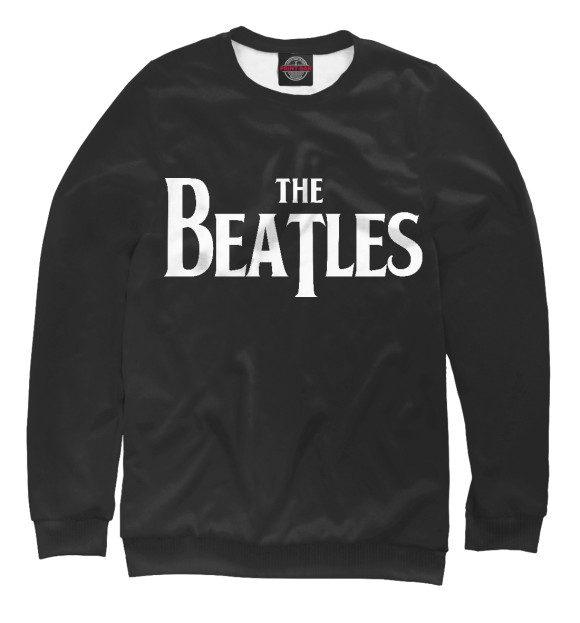 Мужской свитшот с изображением The Beatles цвета Белый