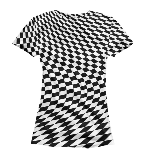 Женская футболка с изображением VANS Abstract цвета Белый