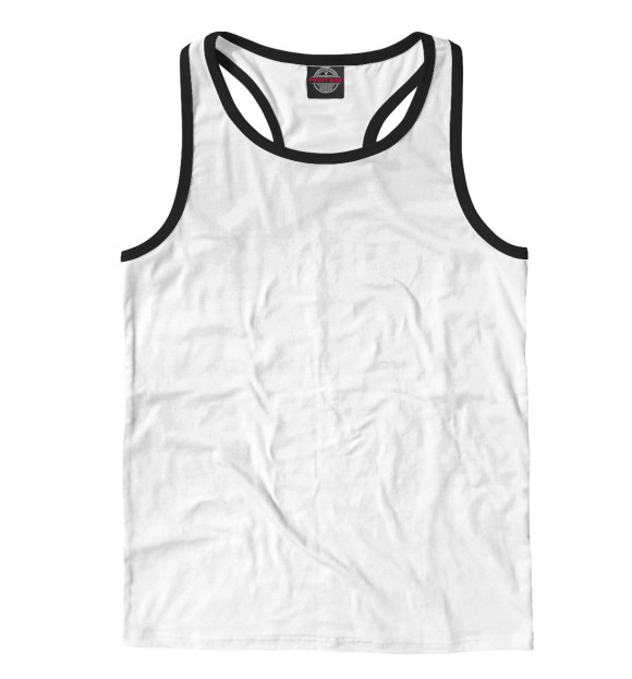 Мужская майка-борцовка с изображением Чур цвета Белый